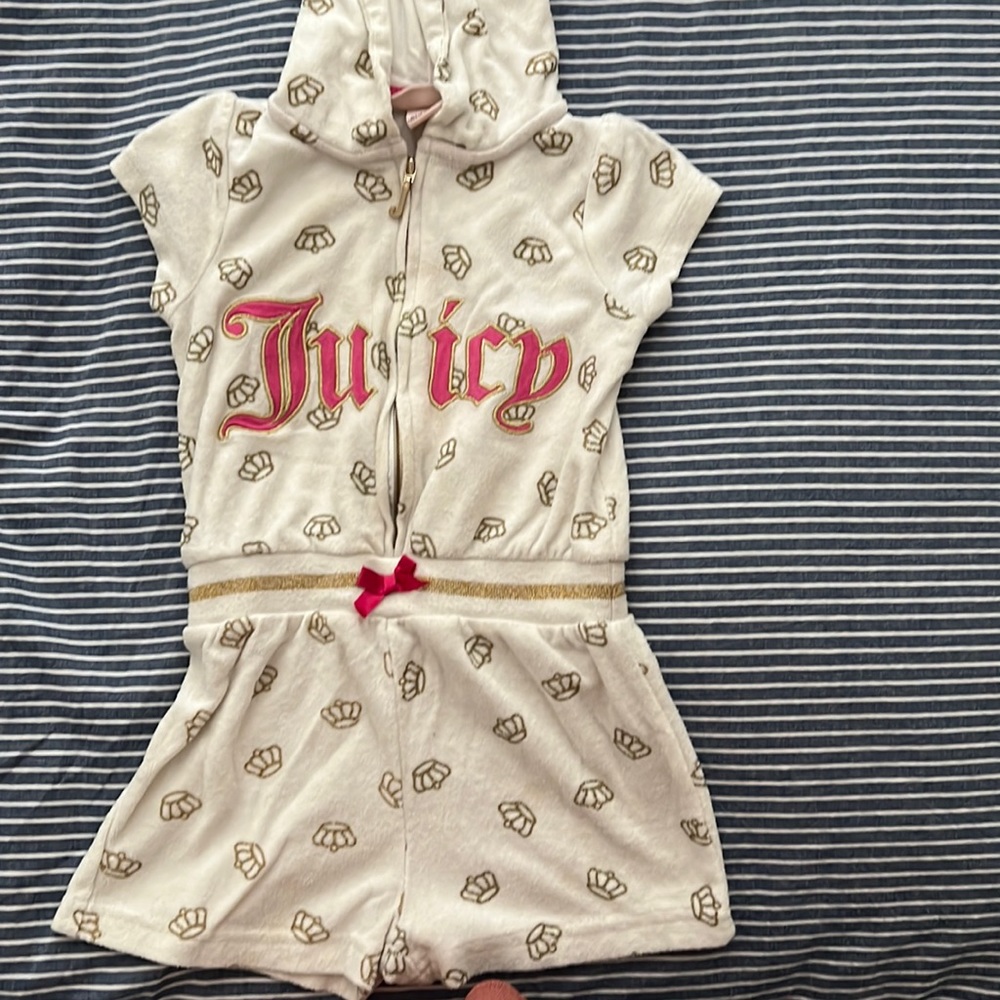Juicy couture romper with hood